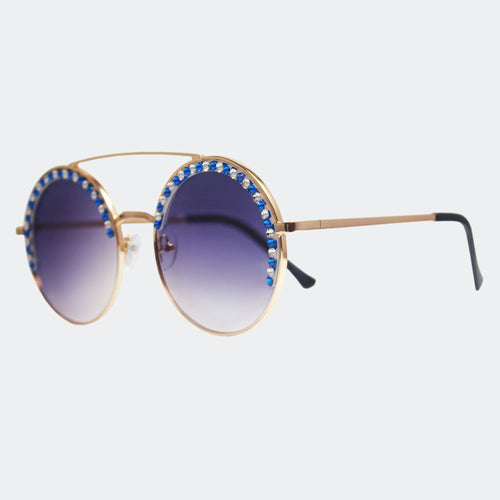 SELAH - GL1664 ROUND SUNGLASSES READY STOCK - Jimmy Crystal New York