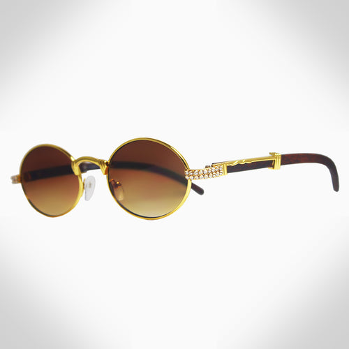 GLORIA - GL1666 ROUND SUNGLASSES - Jimmy Crystal New York