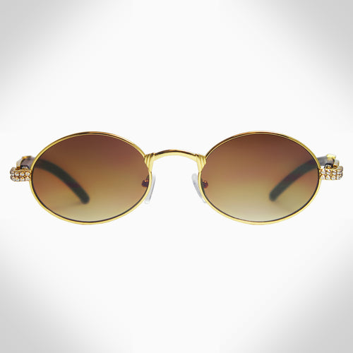 GLORIA - GL1666 ROUND SUNGLASSES - Jimmy Crystal New York